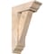 Ekena Millwork Traditional Traditional Smooth Bracket w/ Offset Brace, Douglas Fir, 5 1/2"W x 14"D x 22"H BKT0604X14X22TRA01SDF - alternate 1